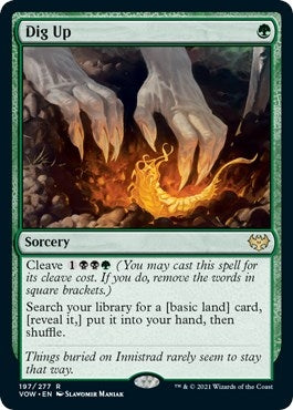 Image for Dig Up (197) [Innistrad: Crimson Vow] - Magic: The Gathering