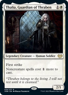 Image for Thalia, Guardian of Thraben (38) [Innistrad: Crimson Vow] - Magic: The Gathering