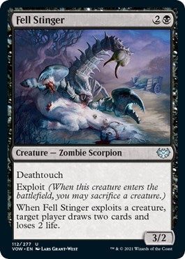 Image for Fell Stinger (112) [Innistrad: Crimson Vow] - Magic: The Gathering