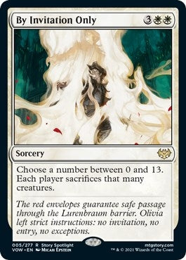 Image for By Invitation Only (5) [Innistrad: Crimson Vow] - Magic: The Gathering
