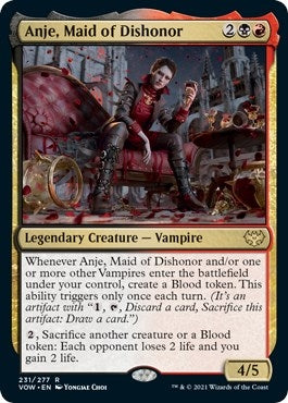 Image for Anje, Maid of Dishonor (231) [Innistrad: Crimson Vow] - Magic: The Gathering