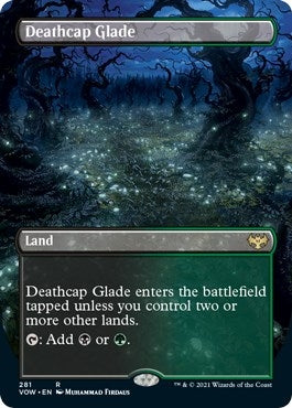 Image for Deathcap Glade (Borderless) (281) [Innistrad: Crimson Vow] - Magic: The Gathering