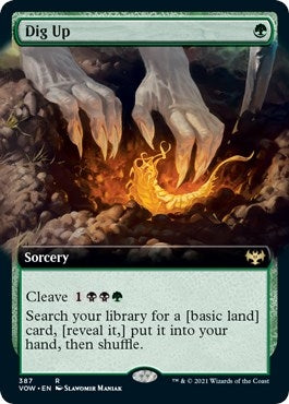 Image for Dig Up (Extended Art) (387) [Innistrad: Crimson Vow] - Magic: The Gathering