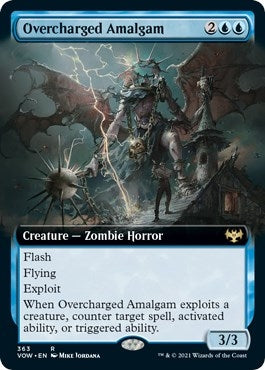 Image for Overcharged Amalgam (Extended Art) (363) [Innistrad: Crimson Vow] - Magic: The Gathering