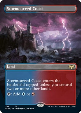 Image for Stormcarved Coast (Borderless) (284) [Innistrad: Crimson Vow] - Magic: The Gathering
