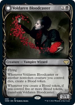 Image for Voldaren Bloodcaster (Showcase) (298) [Innistrad: Crimson Vow] - Magic: The Gathering
