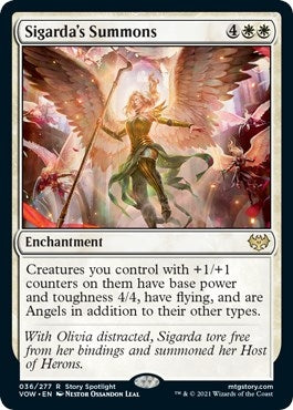 Image for Sigarda's Summons (36) [Innistrad: Crimson Vow] - Magic: The Gathering