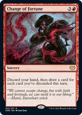 Image for Change of Fortune (150) [Innistrad: Crimson Vow] - Magic: The Gathering