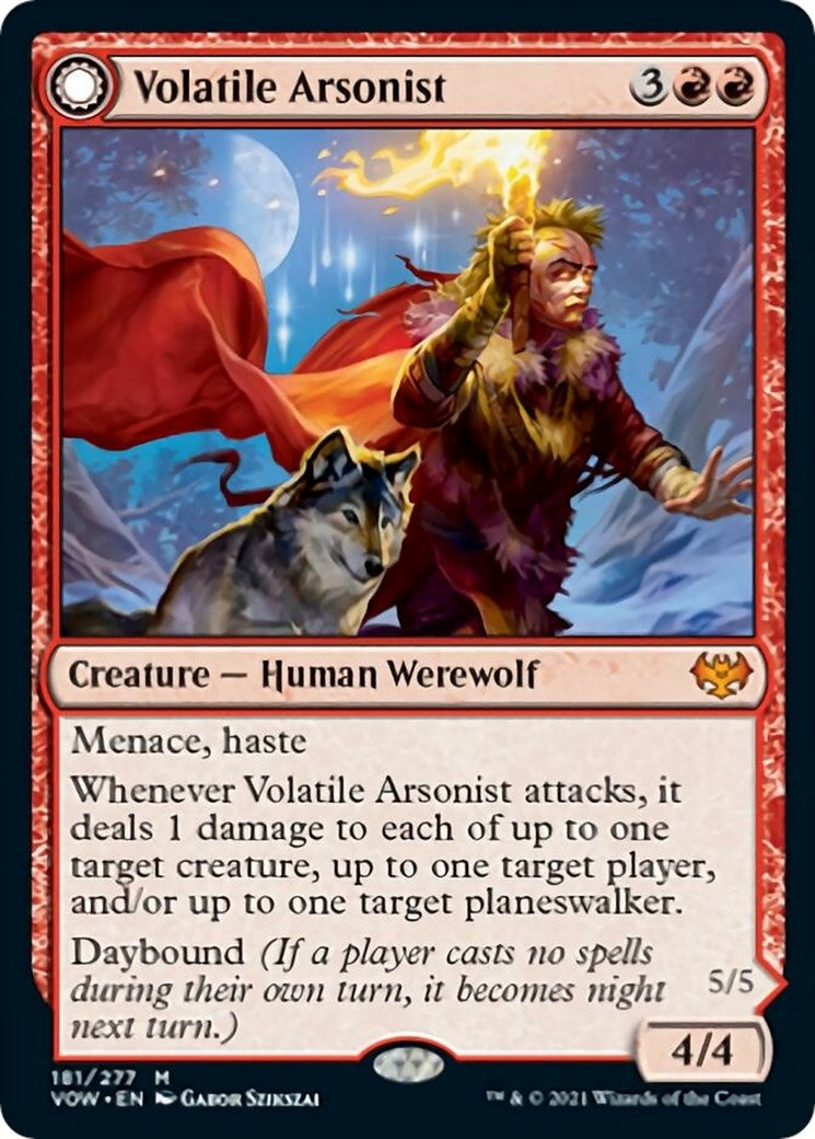 Image for Volatile Arsonist (181) [Innistrad: Crimson Vow] - Magic: The Gathering