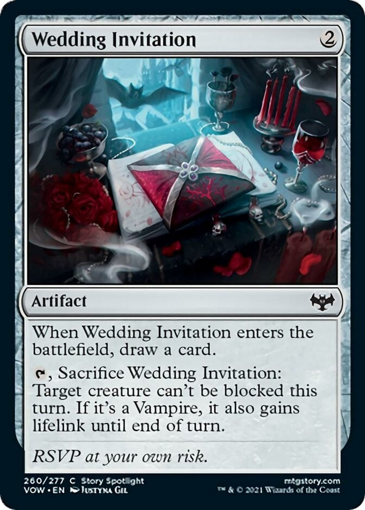 Image for Wedding Invitation (260) [Innistrad: Crimson Vow] - Magic: The Gathering