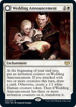 Image for Wedding Announcement (45) [Innistrad: Crimson Vow] - Magic: The Gathering