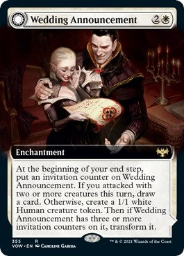 Image for Wedding Announcement (Extended Art) (355) [Innistrad: Crimson Vow] - Magic: The Gathering