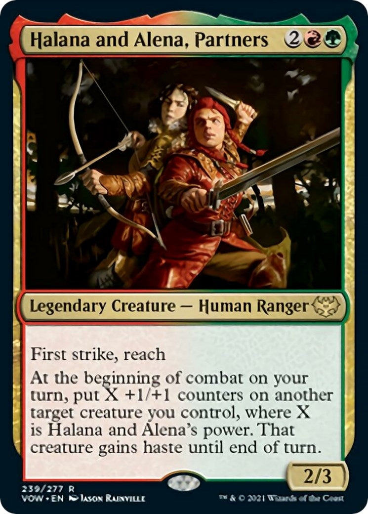 Image for Halana and Alena, Partners (239) [Innistrad: Crimson Vow] - Magic: The Gathering