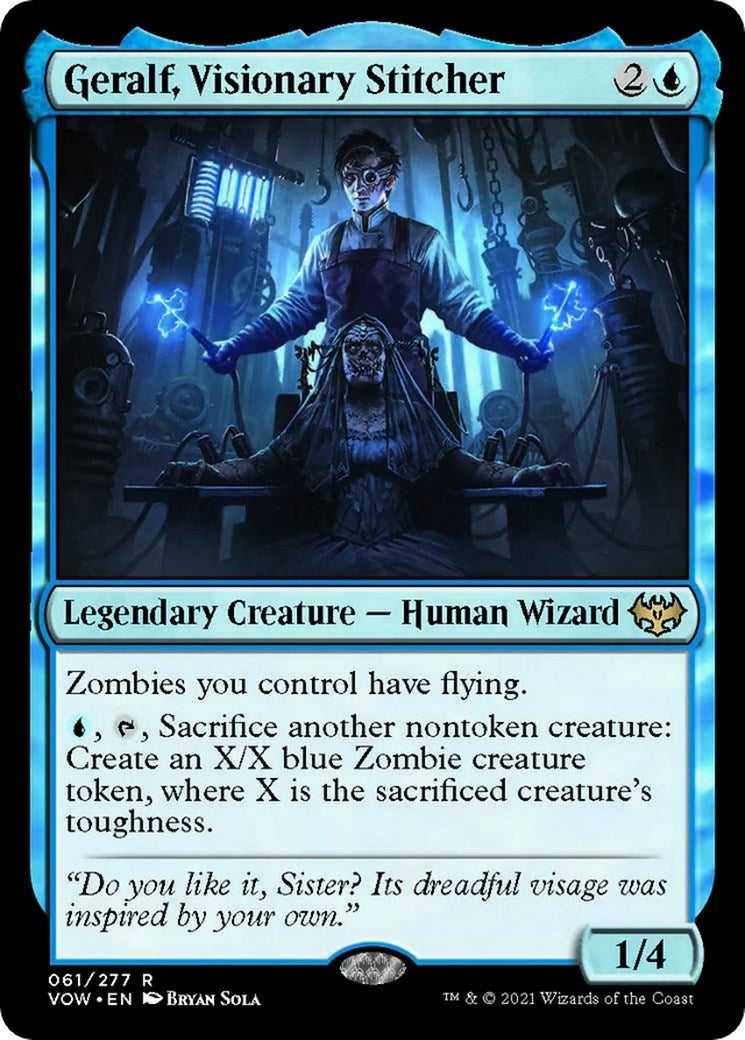 Image for Geralf, Visionary Stitcher (61) [Innistrad: Crimson Vow] - Magic: The Gathering