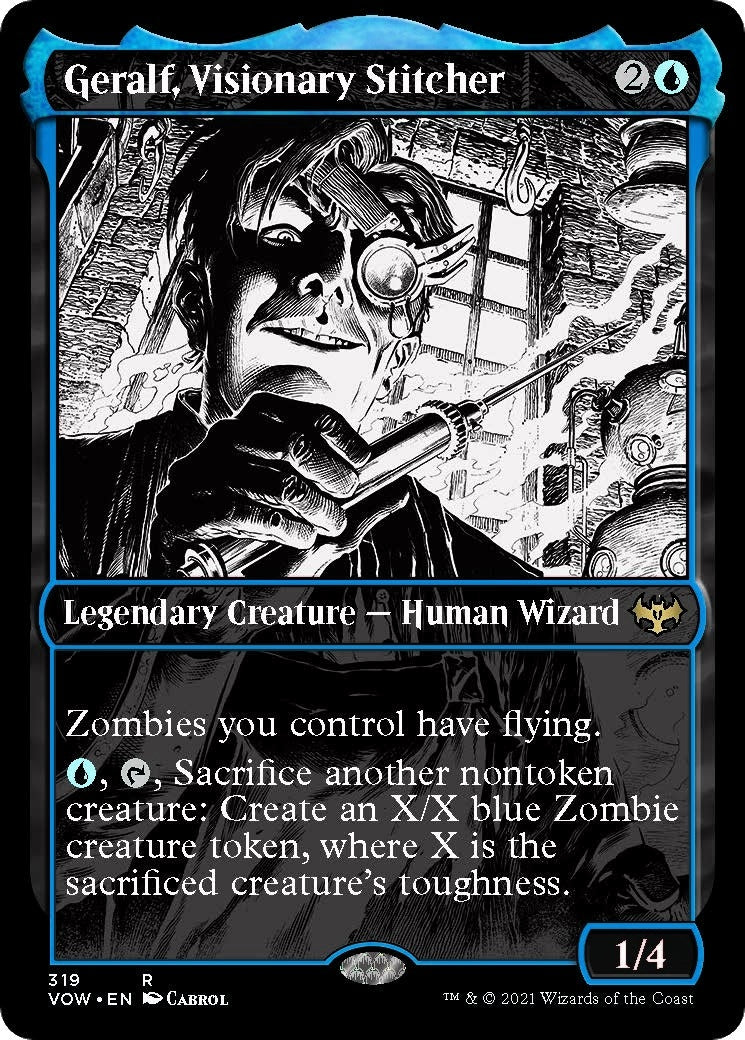 Image for Geralf, Visionary Stitcher (Showcase) (319) [Innistrad: Crimson Vow] - Magic: The Gathering