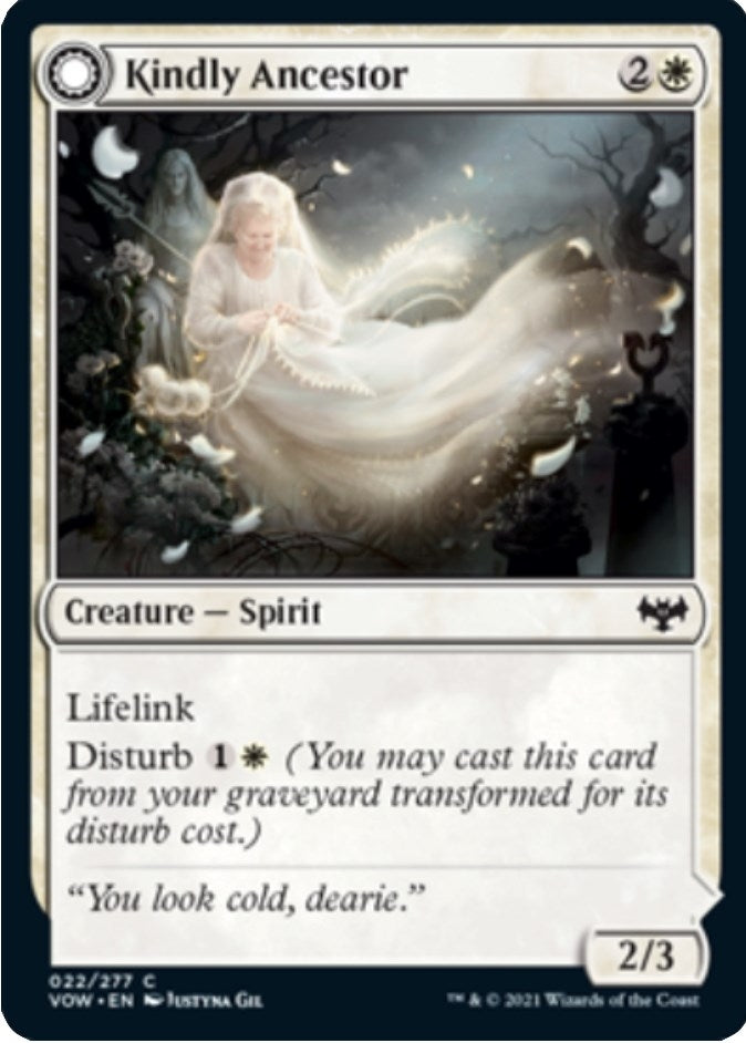Image for Kindly Ancestor (22) [Innistrad: Crimson Vow] - Magic: The Gathering