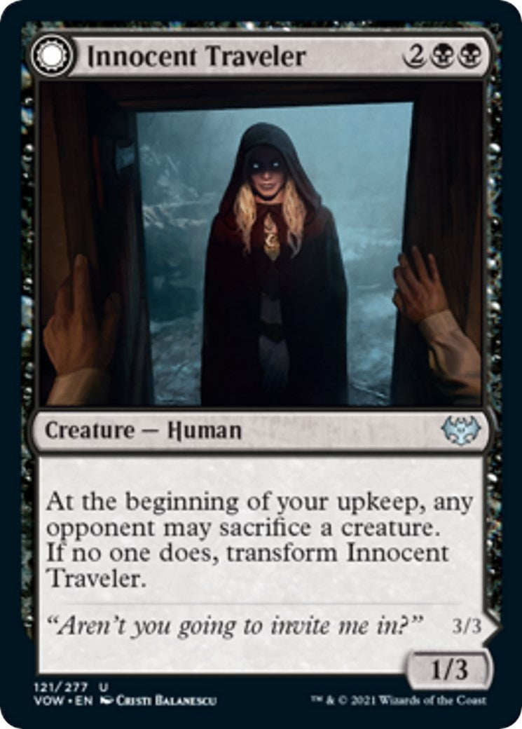 Innocent Traveler (121) [Innistrad: Crimson Vow]