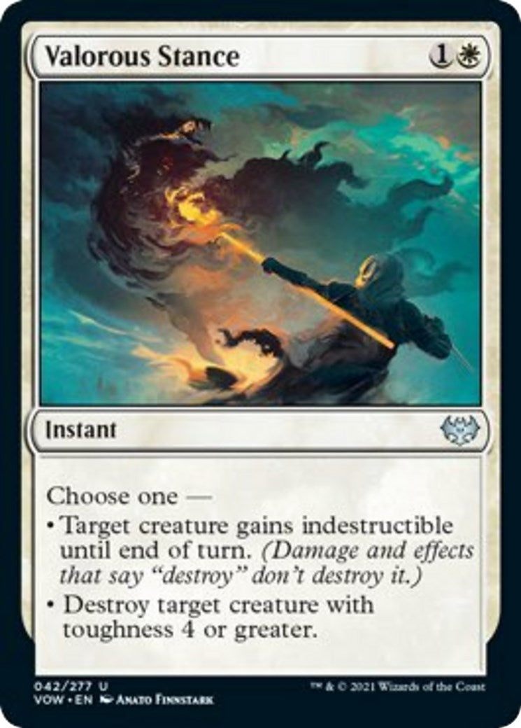 Image for Valorous Stance (42) [Innistrad: Crimson Vow] - Magic: The Gathering