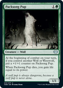 Image for Packsong Pup (213) [Innistrad: Crimson Vow] - Magic: The Gathering