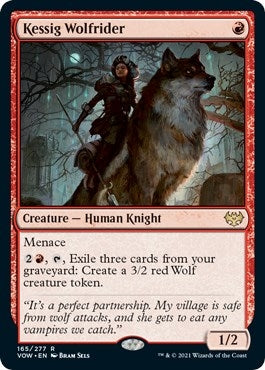 Image for Kessig Wolfrider (165) [Innistrad: Crimson Vow] - Magic: The Gathering