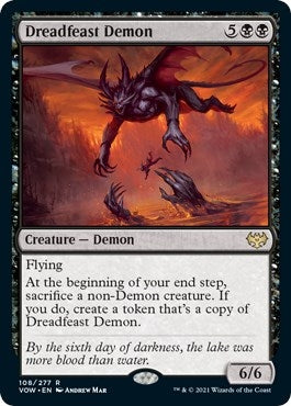 Image for Dreadfeast Demon (108) [Innistrad: Crimson Vow] - Magic: The Gathering