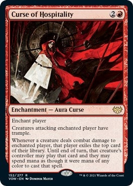 Image for Curse of Hospitality (152) [Innistrad: Crimson Vow] - Magic: The Gathering