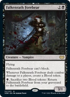Image for Falkenrath Forebear (111) [Innistrad: Crimson Vow] - Magic: The Gathering