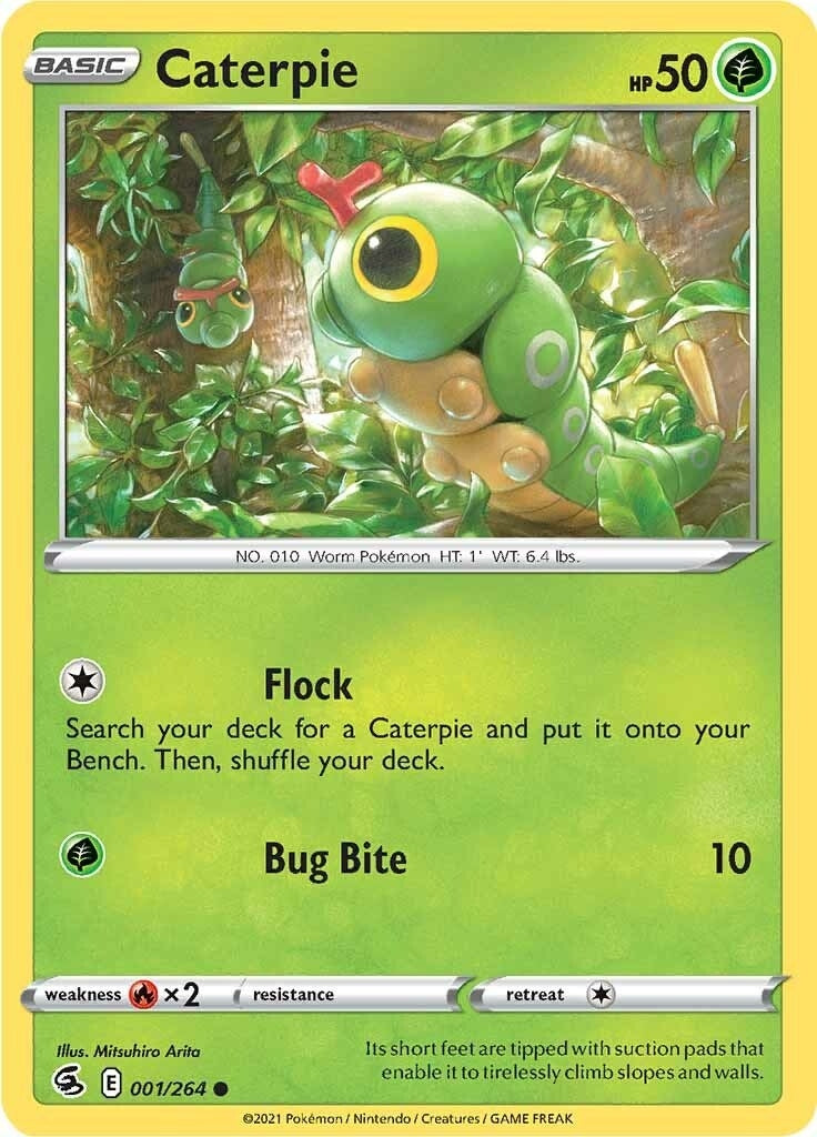 Image for Caterpie (001/264) [SWSH08: Fusion Strike] - Pokemon