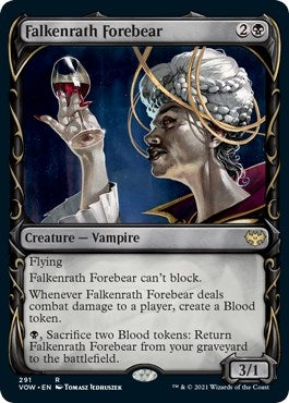 Image for Falkenrath Forebear (Showcase) (291) [Innistrad: Crimson Vow] - Magic: The Gathering