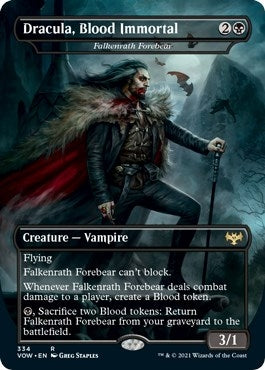 Image for Dracula, Blood Immortal - Falkenrath Forebear (334) [Innistrad: Crimson Vow] - Magic: The Gathering
