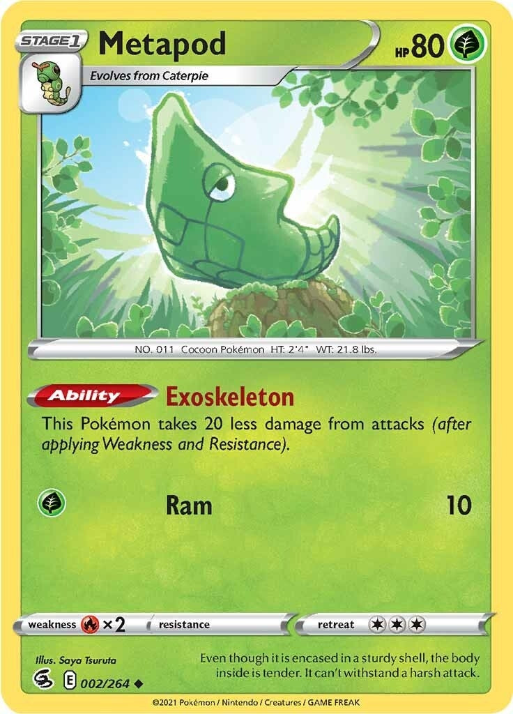 Image for Metapod (002/264) [SWSH08: Fusion Strike] - Pokemon