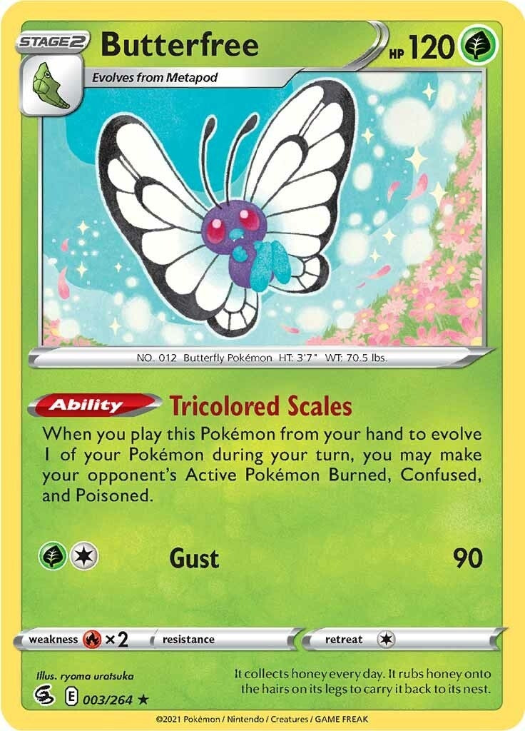 Image for Butterfree (003/264) [SWSH08: Fusion Strike] - Pokemon