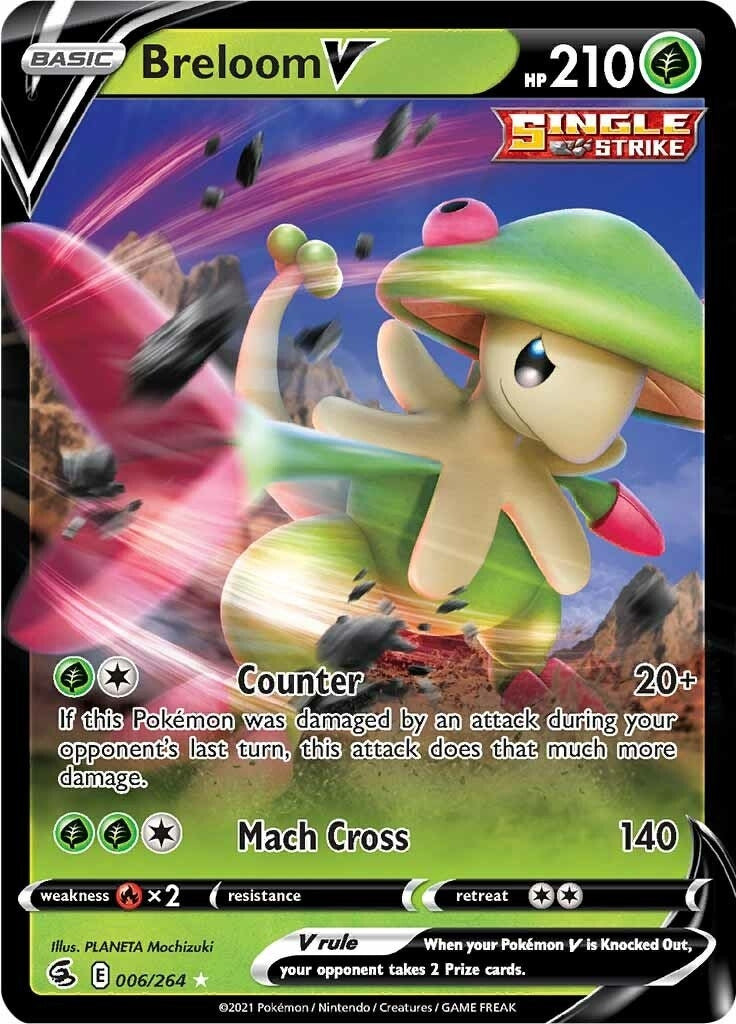 Image for Breloom V (006/264) [SWSH08: Fusion Strike] - Pokemon