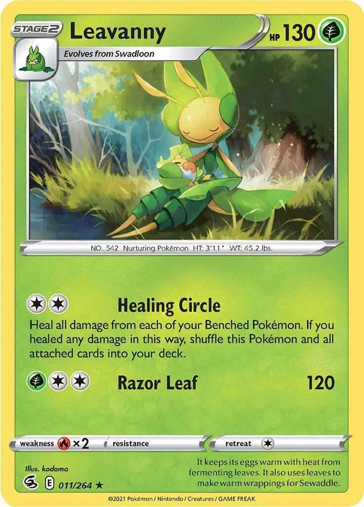 Image for Leavanny (011/264) [SWSH08: Fusion Strike] - Pokemon