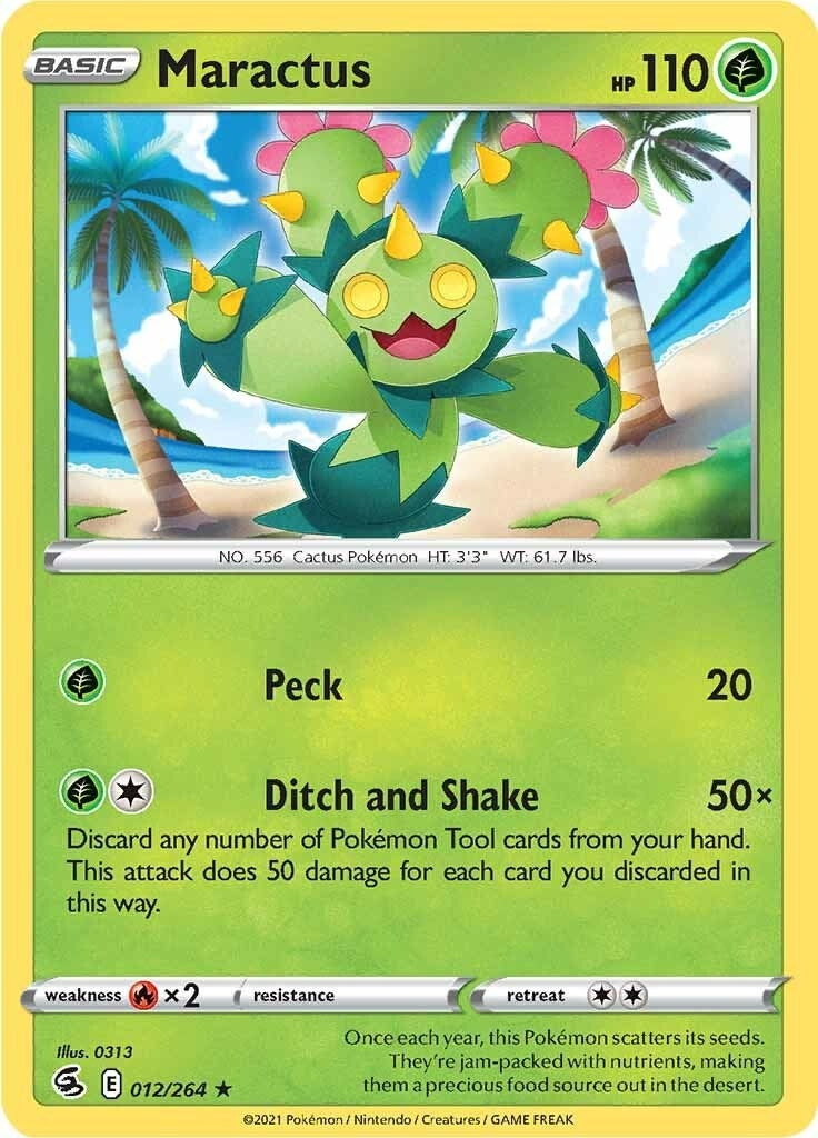 Image for Maractus (012/264) [SWSH08: Fusion Strike] - Pokemon