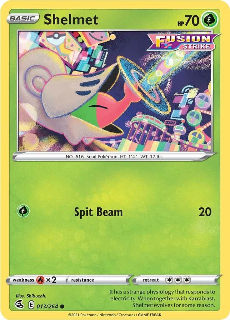 Shelmet (013/264) [SWSH08: Fusion Strike]