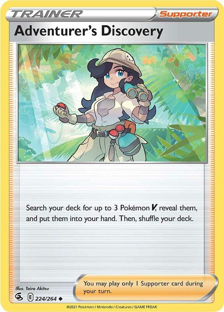 Image for Adventurer's Discovery (224/264) [SWSH08: Fusion Strike] - Pokemon