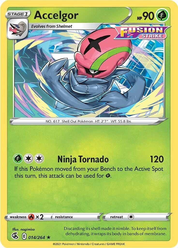 Image for Accelgor (014/264) [SWSH08: Fusion Strike] - Pokemon