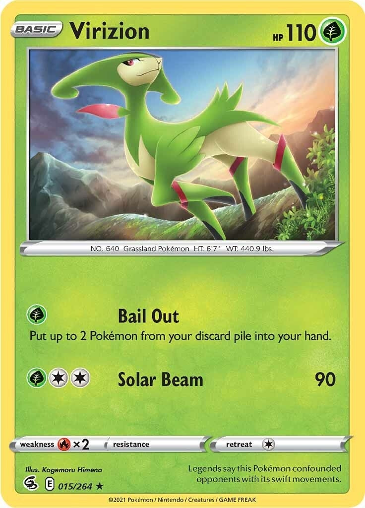 Image for Virizion (015/264) [SWSH08: Fusion Strike] - Pokemon