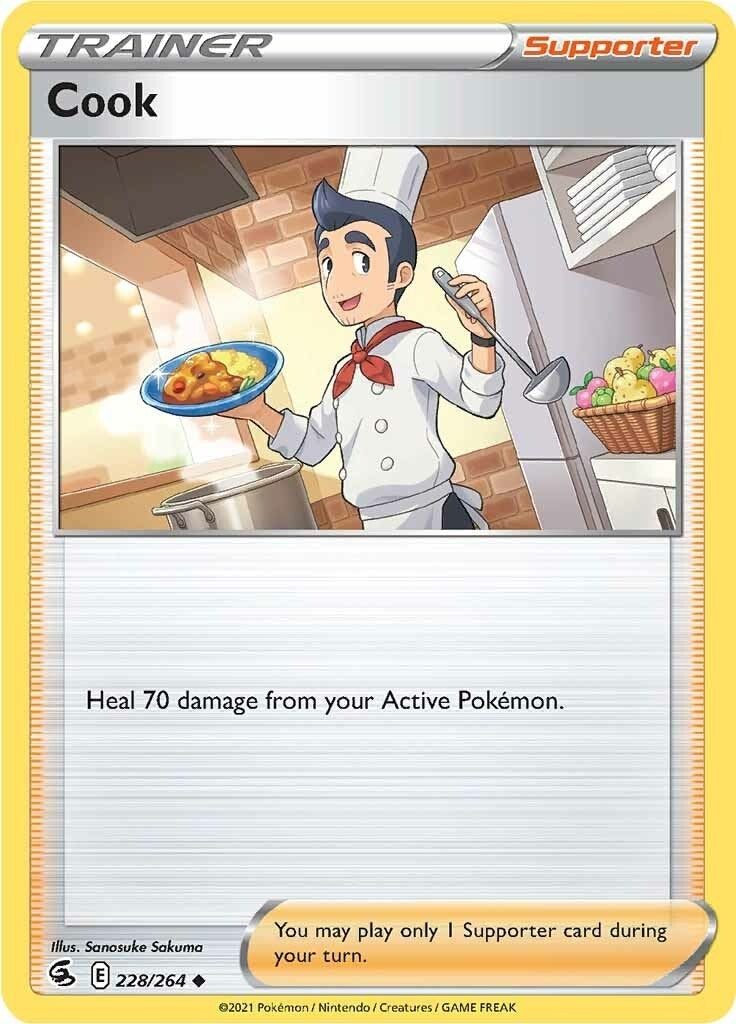 Image for Cook (228/264) [SWSH08: Fusion Strike] - Pokemon