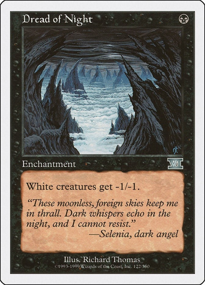 Image for Dread of Night (122) [Classic Sixth Edition] - Magic: The Gathering