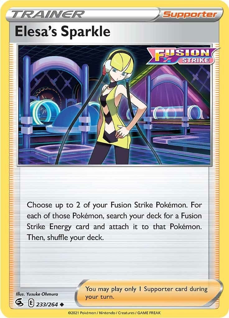 Image for Elesa's Sparkle (233/264) [SWSH08: Fusion Strike] - Pokemon
