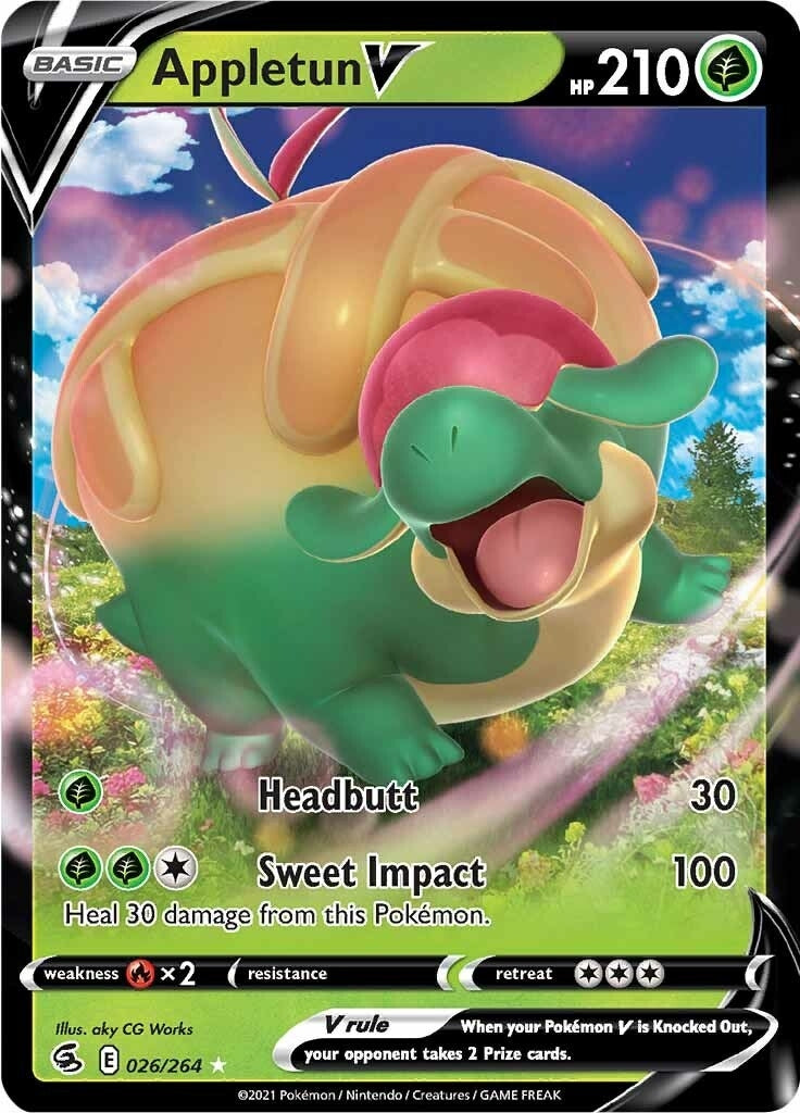 Image for Appletun V (026/264) [SWSH08: Fusion Strike] - Pokemon