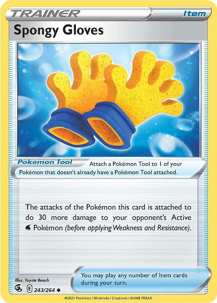 Image for Spongy Gloves (243/264) [SWSH08: Fusion Strike] - Pokemon
