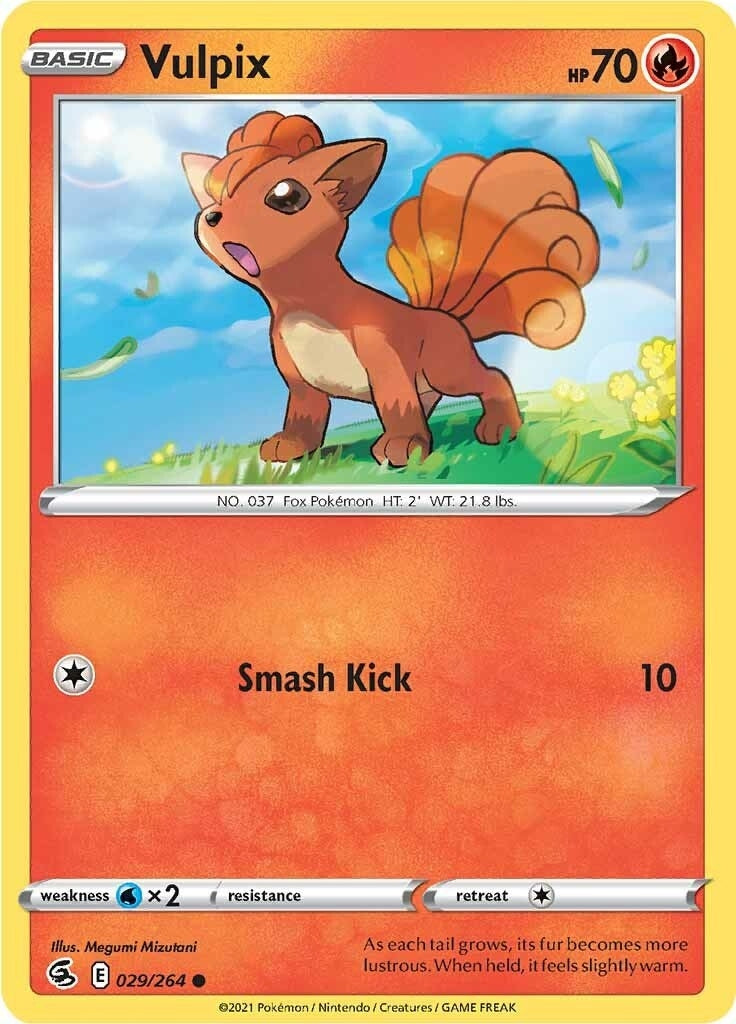 Image for Vulpix (29) (029/264) [SWSH08: Fusion Strike] - Pokemon