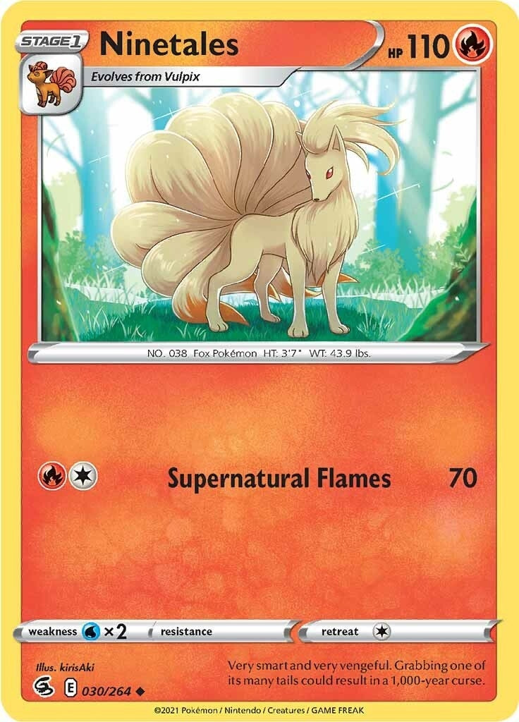 Image for Ninetales (30) (030/264) [SWSH08: Fusion Strike] - Pokemon