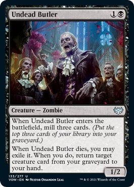 Image for Undead Butler (133) [Innistrad: Crimson Vow] - Magic: The Gathering