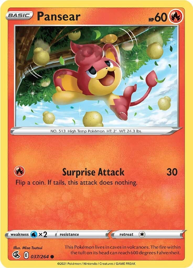 Image for Pansear (037/264) [SWSH08: Fusion Strike] - Pokemon
