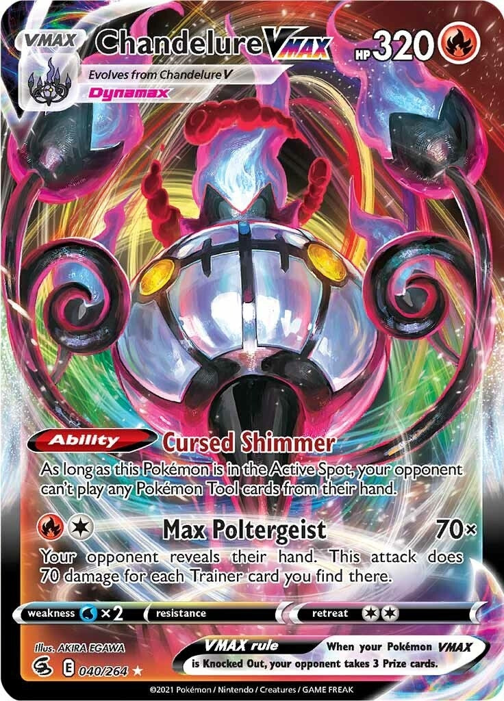 Image for Chandelure VMAX (040/264) [SWSH08: Fusion Strike] - Pokemon