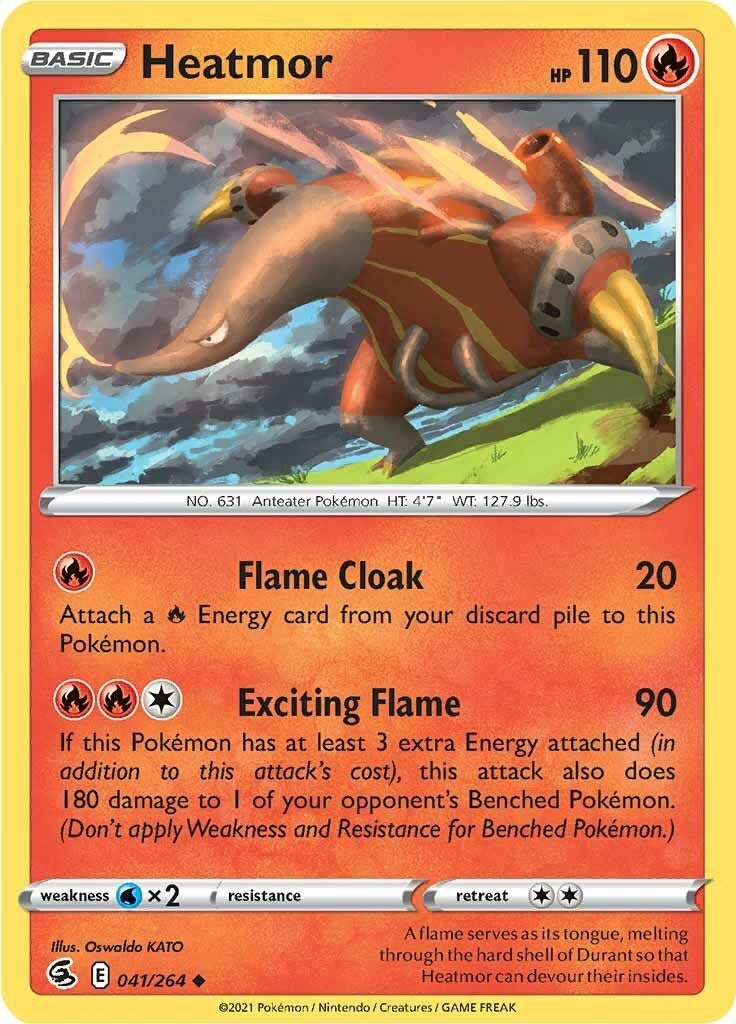 Image for Heatmor (041/264) [SWSH08: Fusion Strike] - Pokemon